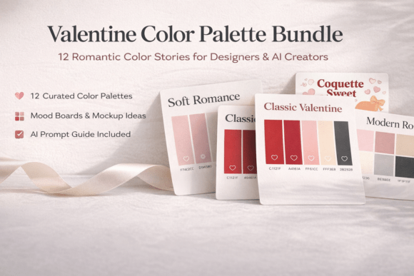 Download Valentine Color Palette Bundle - Valentine Collection