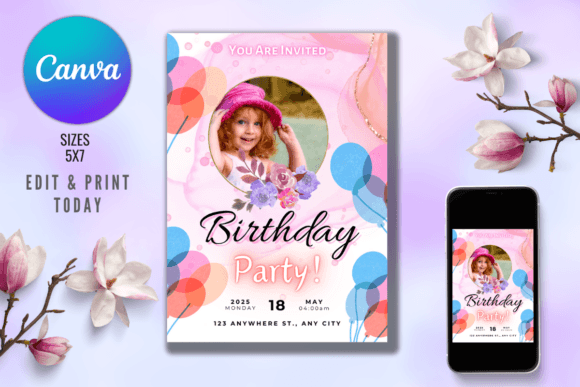 Download Digital Birthday Party Invitations - Party invitations Collection